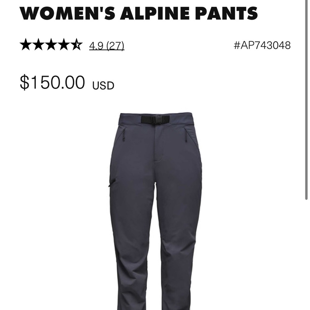 Black Diamond Women's Alpine Pant